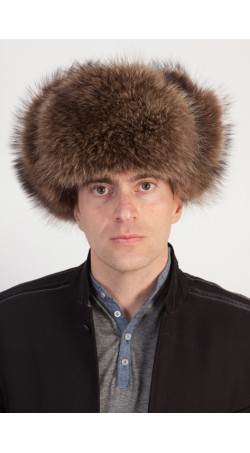 Rusiško modelio meškėno kailio kepurė